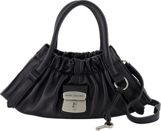 Marc Jacobs Zwarte leren Satchel Schoudertas - Dames - Handtassen - Zwart - ONE Size - Leer - Tassen