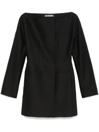 Jacquemus The Spalla mini dress - Black