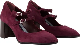 Carel Womens Alice Flex Pumps - Carel Leather Burgundy Shoes