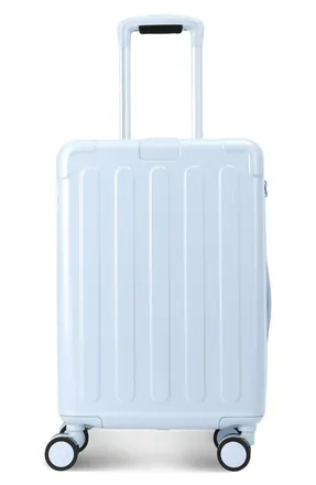 Hedgren Nostos Glossy Spinner Carry-On in Aither Blue at Nordstrom