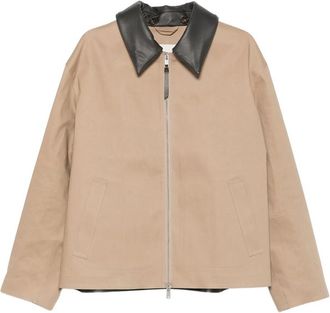 Mackintosh Birgham Leather-collar Zip-up Jacket