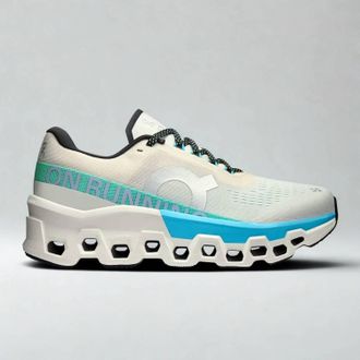 On Running Womens Cloudmonster 2 Shoes In Cream Horizon