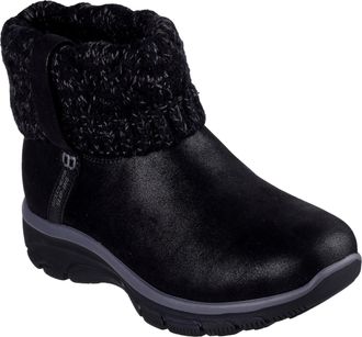 Skechers Slip-ins Easy Going Water-Repellent Boots Black 168033-BLK Womens