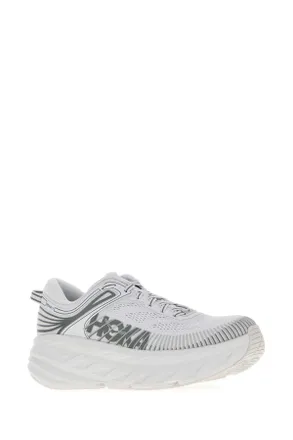 Hoka One One Mens Two-Tone Fabric Bondi 7 Sneakers Cosmicgreystardust