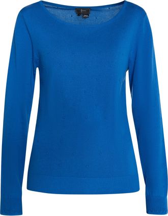 Faina Gebreide trui Dames blauw