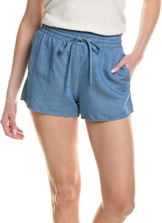 Bella Dahl Ruffle Edge Linen-Blend Short