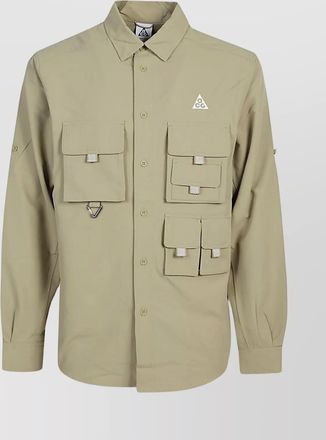 Nike trail shirt with back vent and pockets