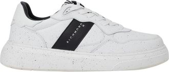 John Richmond Low-top leren sneaker - Heren - Sneakers - Wit - 41 EU - Leer - Schoenen