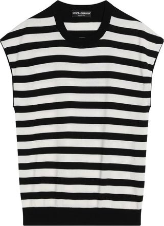 Dolce & Gabbana Tops, Heren, Wit, XL, Witte T-shirts en Polos