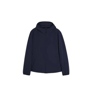 Invicta Inpakbare Jas met Capuchon - Heren - Zomerjassen - Blauw - S - Nylon - Jassen