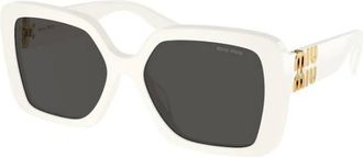 Miu Miu Accessoires, Dames, Wit, ONE Size, Authentieke stijlvolle brillen van premium kwaliteit