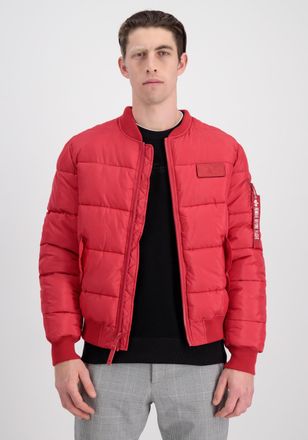Alpha Industries Bomberjacke ALPHA INDUSTRIES MA-1 Puffer Bomber, Herren, Gr. XXL, rot (mars rot), Obermaterial: 100% Polyester; Futter: 100% Polyester; F&uuml;llung: 100% 