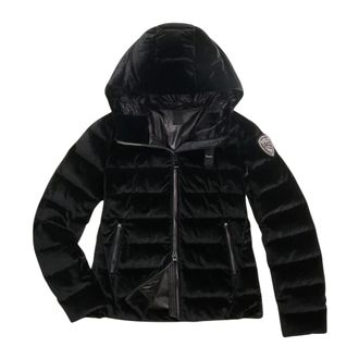 Blauer Piumino in Velluto Liscio Velly - - Jackets - Donna - Nero - M