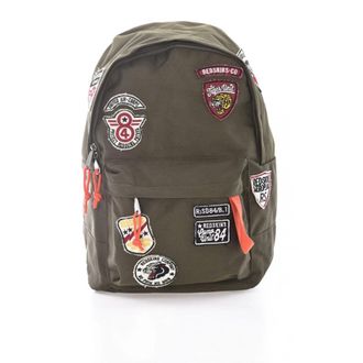 Redskins Sac &agrave; dos &agrave; logo patch&eacute; - Heren - Rugzakken - Groen - ONE Size - Tassen