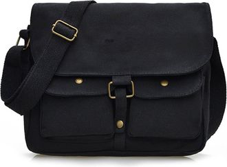 Generic Womens Retro Crossbody Bag, Lightweight Shoulder Bag, Comfortable and Practical Bag for Storing Rwallet and Small Items. (Black,28 * 6 * 21cm/11 * 2.3