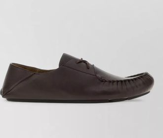 Loewe leather rambla loafers