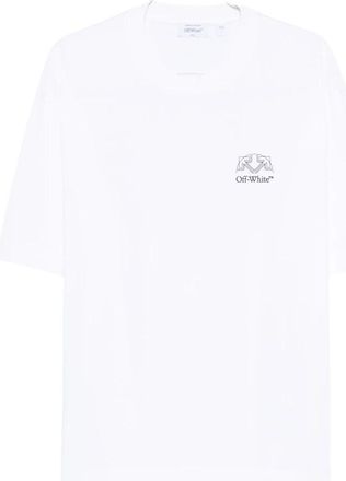 Off-white Offline Half Arrow Skate S/S Tee - Heren - T-shirts - Wit - L - Katoen - Tops