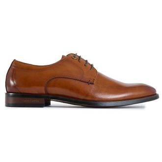 Simon Carter Mens Mcbride Derby Shoes - Tan Leather - Size UK 11.5