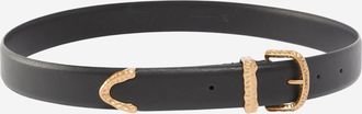Pinko Womens Leather Belt Black