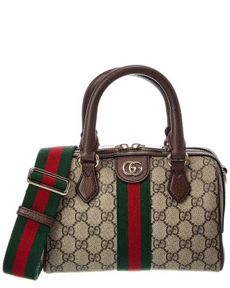 Gucci Ophidia Canvas & Leather Shoulder Bag