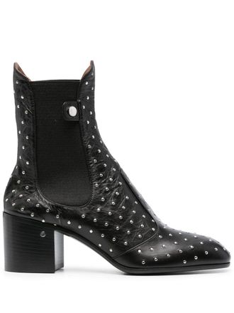 Laurence Dacade Angie 60mm leather ankle boots - Black