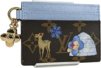 Louis Vuitton Pre-owned Wallets, female, Brown, Size: ONE SIZE Pre-owned Card Case