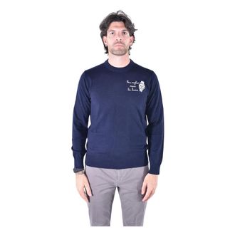 MC2 Saint Barth Maglione Girocollo Heron Light - - Knitwear - Uomo - Blu - XL