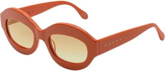 Marni Zonnebrillen - Dames - Zonnebrillen - Oranje - 53 MM - Accessoires