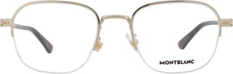 Montblanc Demo Square Mens Eyeglasses MB0341O 002 53