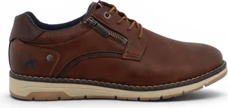 Mustang Mens Brown Faux Leather Casual Outdoor Shoes - M0031004