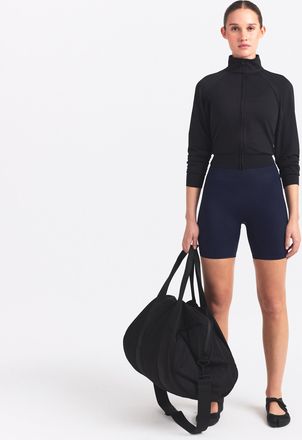 Nike Womens SKIMS Shine High-Waisted 5 Biker Shorts in Blue | SHSHO8806W-NVY