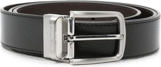 Emporio Armani Riemen Zwart - Heren - Riemen - Zwart - ONE Size - Leer - Accessoires