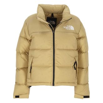 The North Face 1996 Retro Nuptse Jacket - Heren - Ski Jassen - Beige - XS - Leer - Fitness