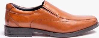 Hush Puppies Mens Hush Puppies BRODY Mens Slip-On Shoes Tan - Brown - Size: 10