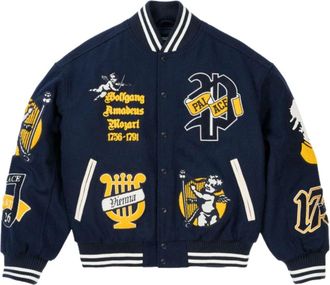 Palace Wolfgang Varsity Jacket Navy P30JK173