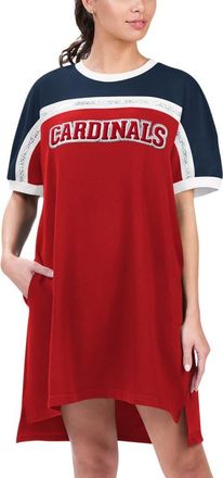 G-III 4Her by Carl Banks Womens G-III 4Her by Carl Banks Red/Navy St. Louis Cardinals Circus Catch Sneaker Dress at Nordstrom, Size Small