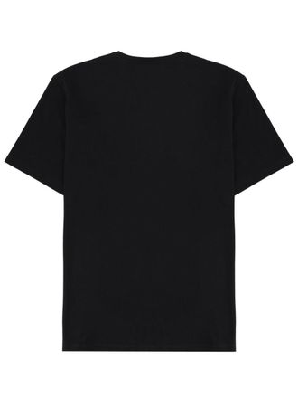 HUGO BOSS Logo-Embroidered Cotton T-Shirt - Black
