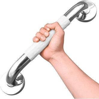 OEM Barra De Apoyo De Acero Inoxidable De 30 Cm Para Montaje En Pared - Antideslizante Y Antibacteriana - Capacidad De Carga De Hasta 200 Kg - Luz Fluores