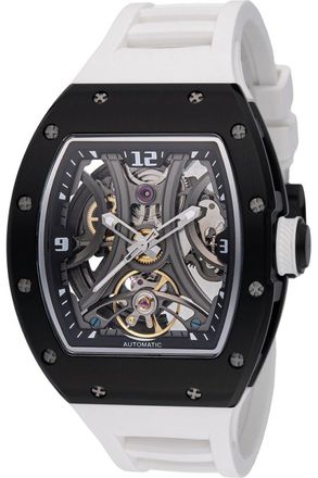 Invicta S1 Rally 49021 Heren Horloge - Automatisch Uurwerk - Roestvrij Staal met zwarte Wijzerplaat - 41mm