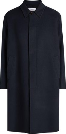 Lardini Navy Womens Designer Wool Coat UK42/XL - 52 (UK42 / XL)