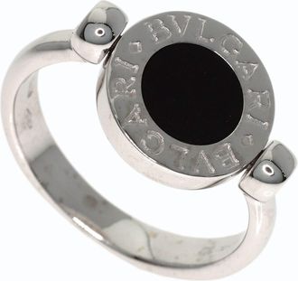 Bulgari Bvlgari Bvlgari White Gold (18K) Band Ring (Pre-Owned)