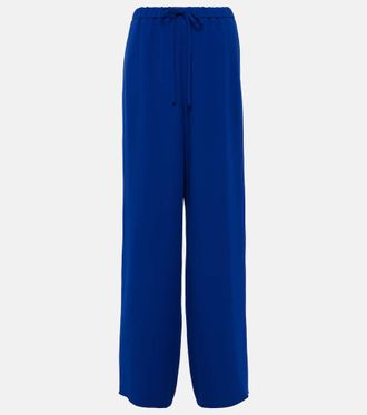 Valentino Pantaloni a gamba larga in cady couture