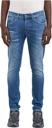 Dondup George Skinny Jeans - Heren - Slim Fit Jeans - Blauw - W30 - Katoen - Jeans