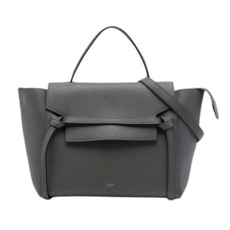 Celine Pre-owned Mini Belt Bag - Dames - Pre-owned - Grijs - Maat: ONE Size Zijde
