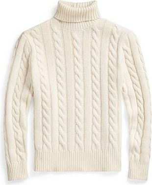 Ralph Lauren Cable-Knit Wool-Cashmere Sweater