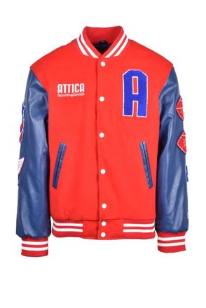 Attica Sporting Goods College Jacket - Blue/Red
