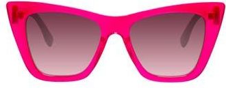 Kurt Geiger 52mm Cat Eye Sunglasses in Pink Bright Crystal at Nordstrom Rack