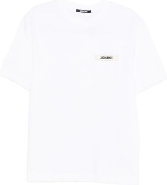 Jacquemus T-shirt Le T-shirt Gros Grain - Bianco