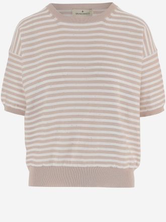 Bruno Manetti Gestreifter Baumwollpullover von Bruno Manetti