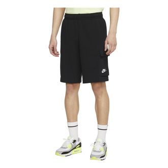 Nike Embroidered Logo Big Pocket Cargo Sports Shorts Black DD7015-010